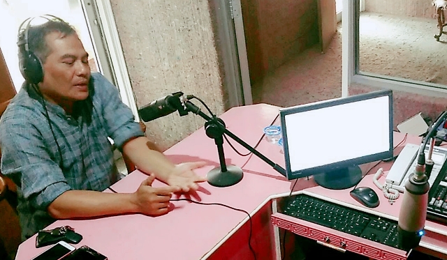 Narasumber Talkshow radio Kartika Indah Suara M Farid Cahyono. Foto:Tnt