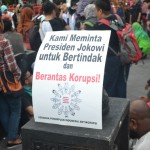 unjuk rasa menolak revisi UU KPK ft rifgenk