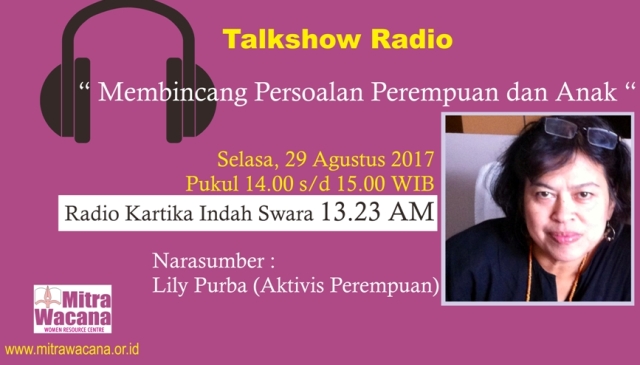 Banner talkshow radio KIS Selasa 29 Agustus 201