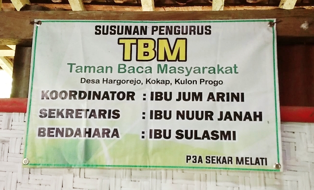 TBM di Hargorejo, Kokap, Kulonprogo. Foto: Wtn